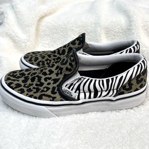 Vans shoes | cheetah and zebra print